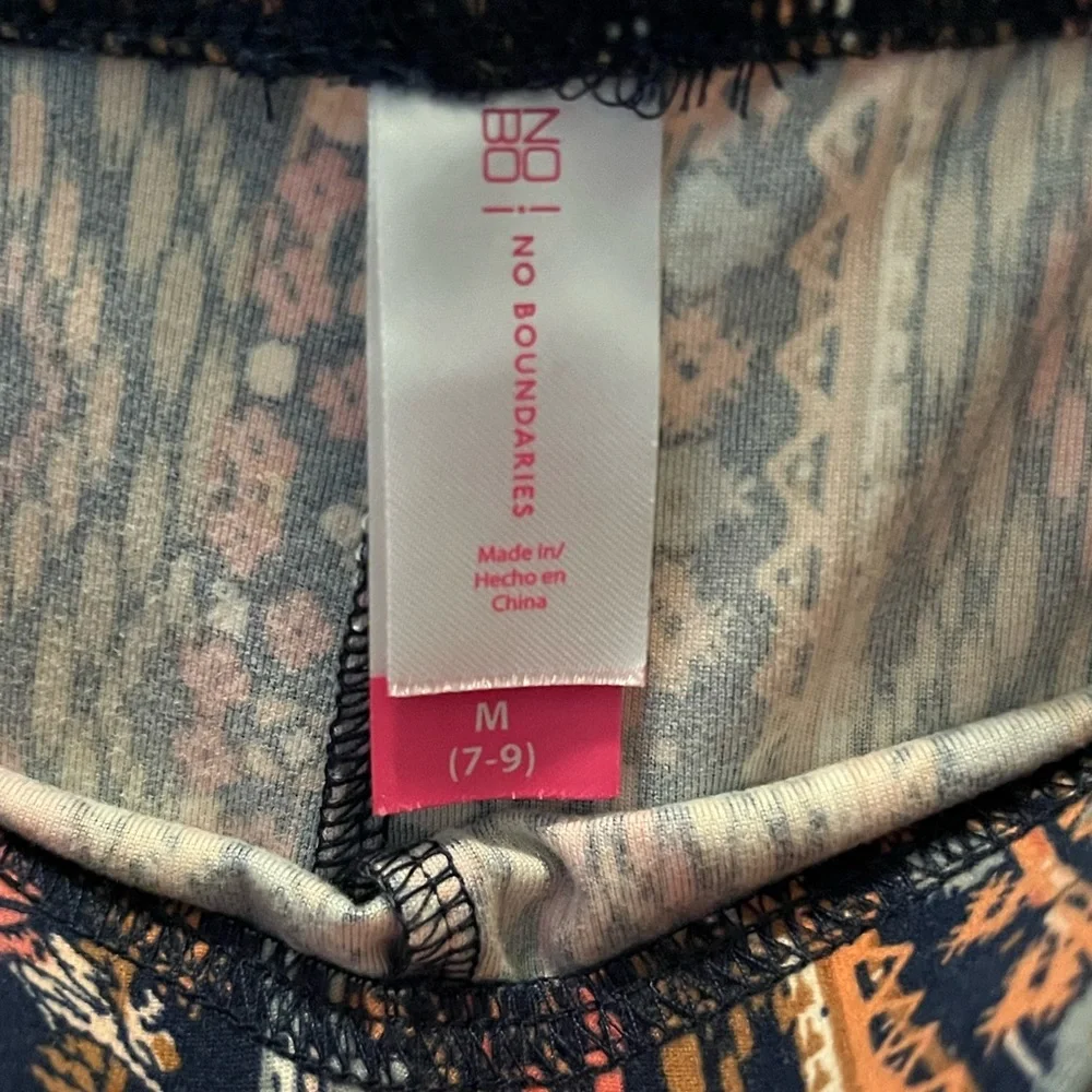 No Boundaries Multicolor Floral Boot Cut Pants - Picture 2 of 2